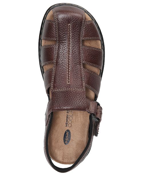 Dr. Scholl's Men's Gaston Leather Sandals & Reviews - All Men's Shoes ...