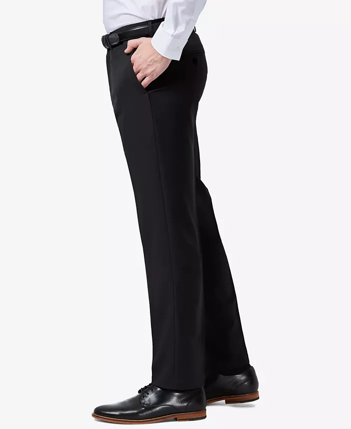 Men's Premium Comfort Slim-Fit Performance Stretch Flat-Front Dress Pants - thumbnail 3