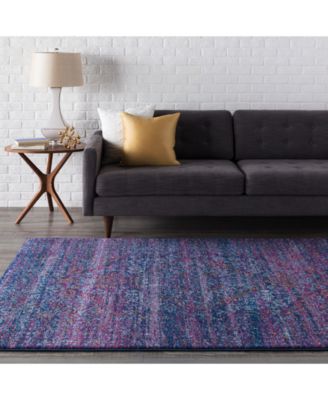 Harput HAP-1003 Purple  5'3" x 7'3" Area Rug