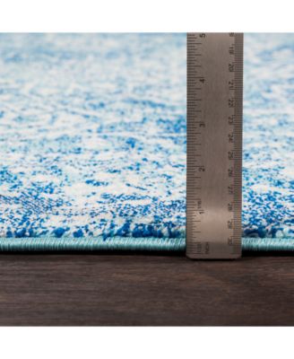 Harput HAP-1023 Teal 7'10" x 10'3" Area Rug