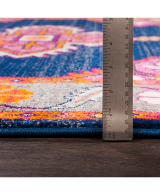 Harput HAP-1037 Dark Blue 2'7" x 7'3" Runner Area Rug