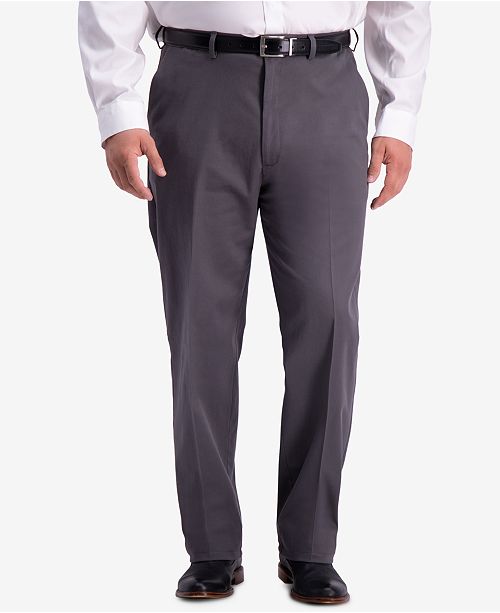 Haggar Men S Big Tall W2w Pro Relaxed Fit Performance Stretch