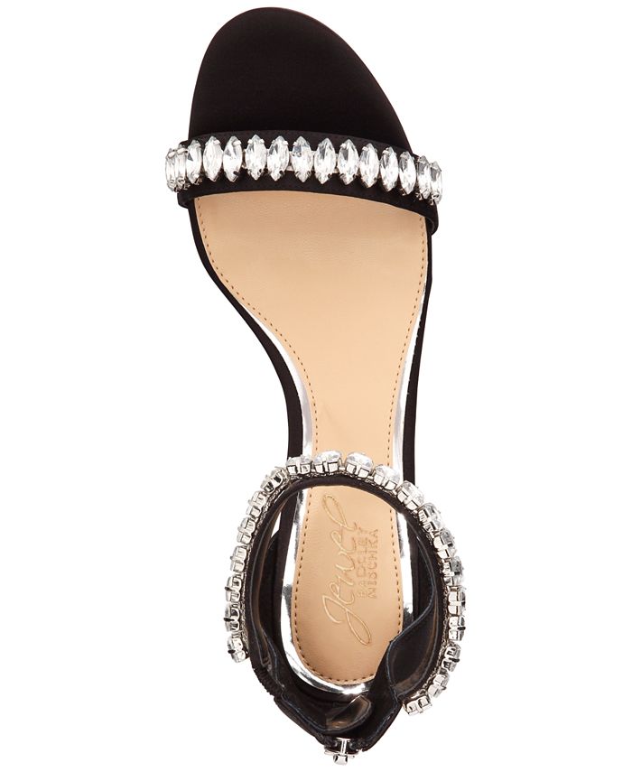 Jewel Badgley Mischka Mel Evening Wedge Sandals Macy s