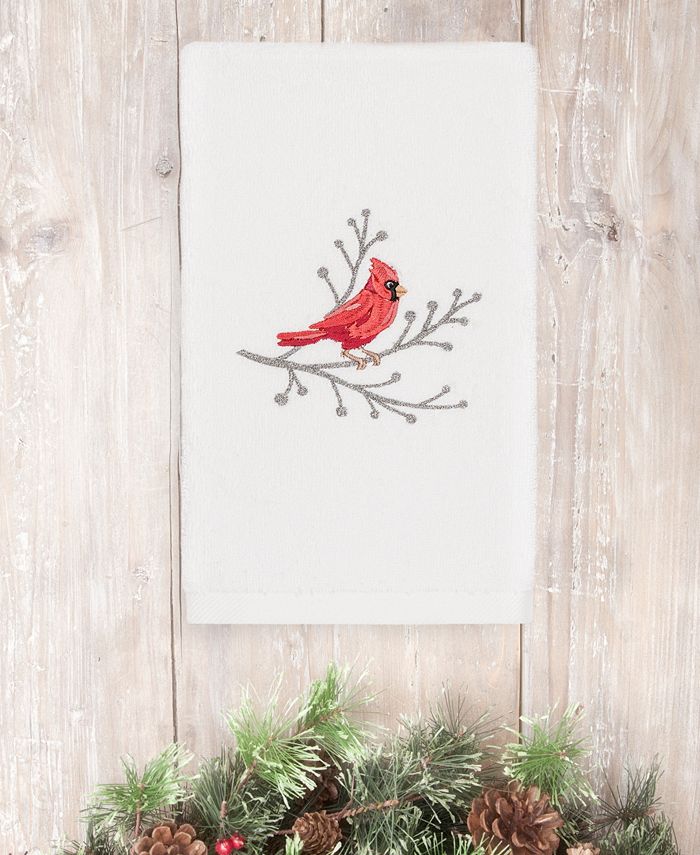 Linum Home Christmas Cardinal 100% Turkish Cotton Hand ...
