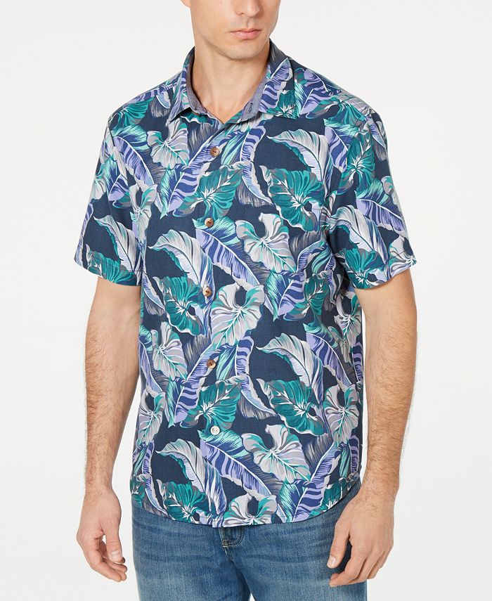 Tommy Bahama Men's Let's Be Fronds Hawaiian Shirt - Macy's