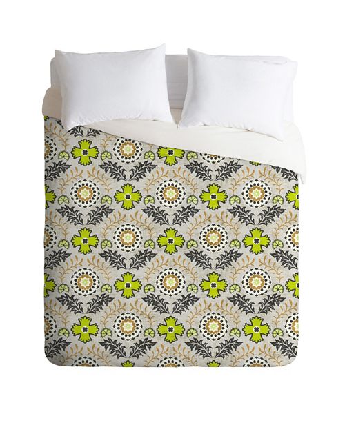 Deny Designs Holli Zollinger Floral Brocade King Duvet Set