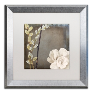 Trademark Global Color Bakery 'india I' Matted Framed Art, 16" X 16" In Silver