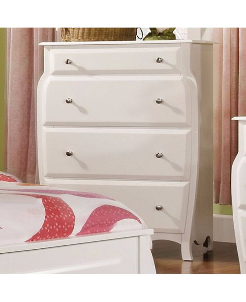 Benzara Well Designed Cottage Style Wooden Chest White