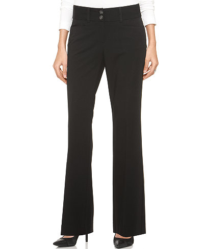 Alfani Two-Button Curvy-Fit Pants, Only at Macy's