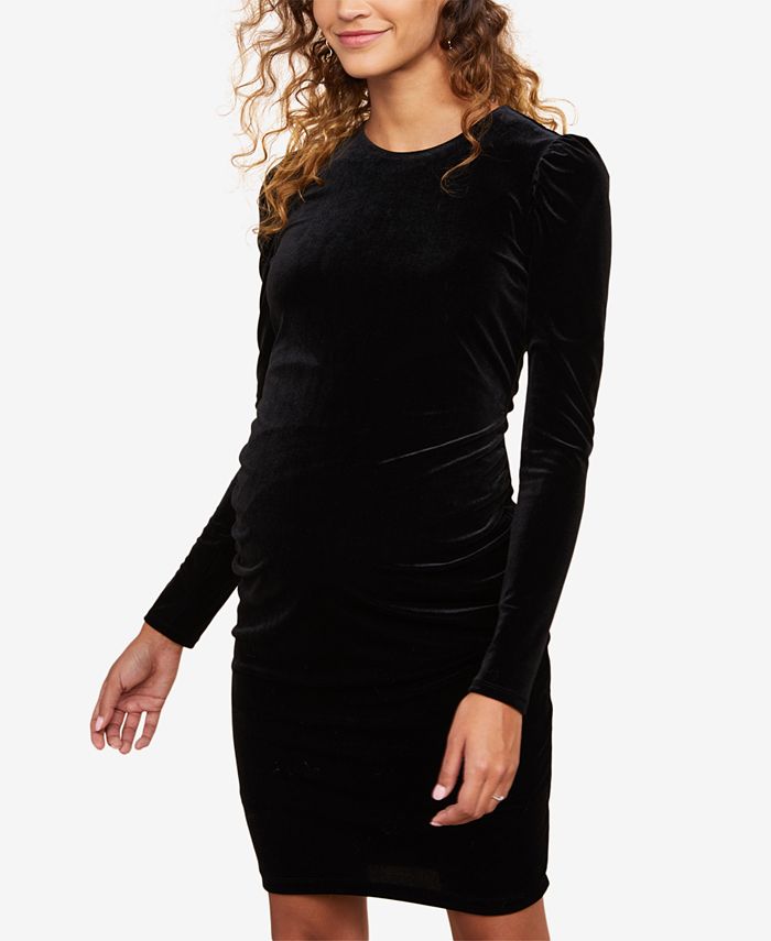 Motherhood Maternity Velvet Dress Macy's