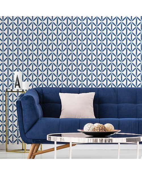 Brewster Home Fashions Indigo Mood Peel And Stick Wallpaper