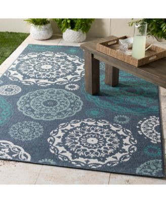 Alfresco ALF-9666 8'9" x 12'9" Area Rug, Indoor/Outdoor