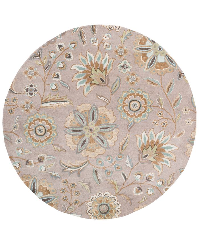 Surya Athena ATH5127 Sky Blue 9'9" Round Area Rug Macy's