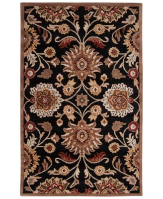 Livabliss - Caesar CAE-1053 Black 5' x 8' Area Rug