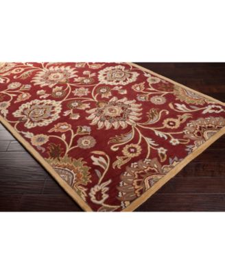 Livabliss Caesar CAE-1061 Burgundy 6' x 9' Area Rug