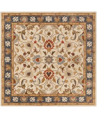 Livabliss - Caesar CAE-1125 Bright Yellow 8' Square Area Rug
