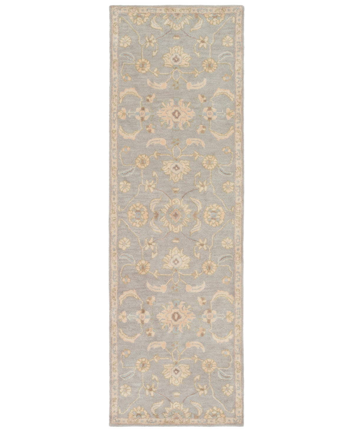 Surya Caesar Cae-1162 Light Gray 3' x 12' Runner Area Rug - Light Gray