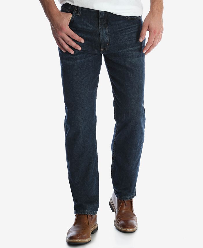 Wrangler Men's Regular Fit Tapered Leg Jeans & Reviews - Jeans - Men -  Macy's