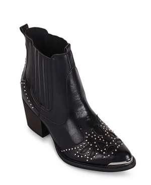 image of Wanted Lonestar Western Inspired Ankle Bootie Women-s Shoes