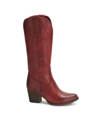 red tall boots for sale