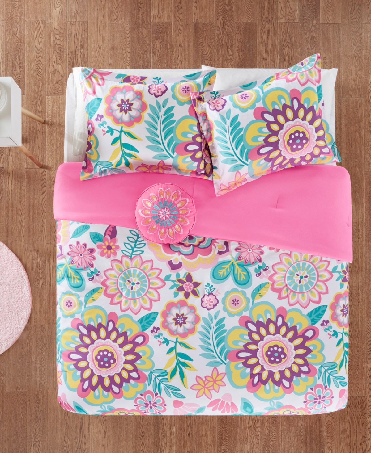 Intelligent Design Camille Floral 3-Pc. Comforter Set, Twin/Twin Xl