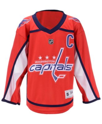Big Boys and Girls Washington Capitals Home Replica Player Jersey - Alexander Ovechkin