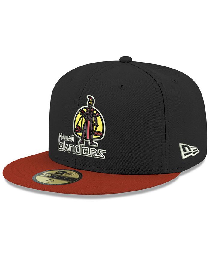 Hawaii Islanders Hometown Collection New Era 59FIFTY Red/Yellow Fitted Cap Yellow / 7 1/8