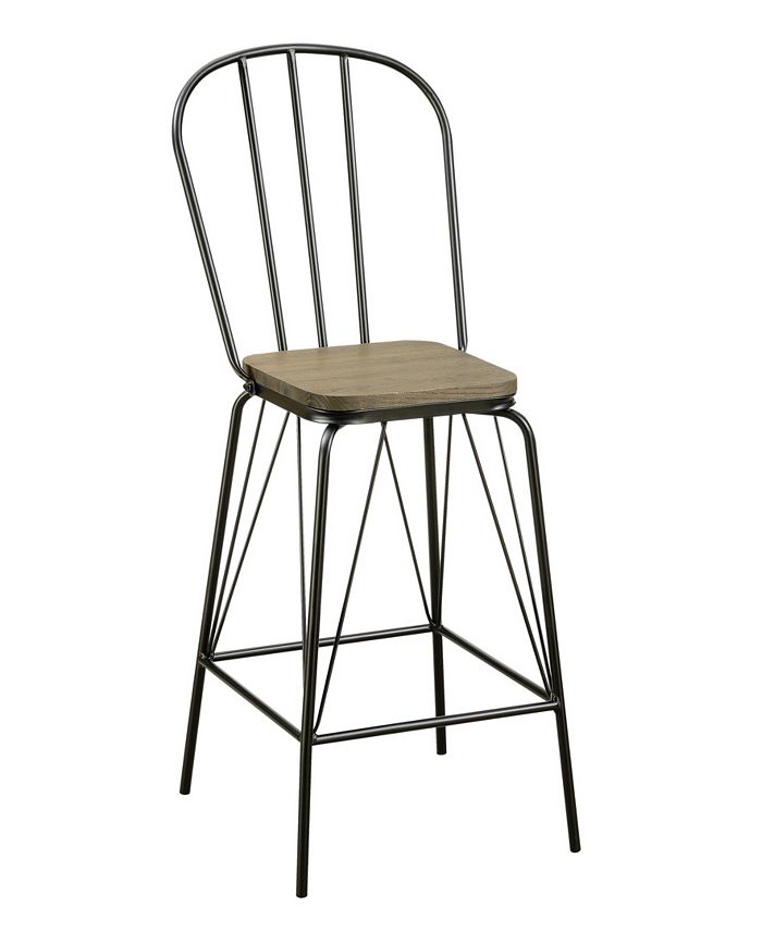 Furniture of America Chelsea Cottage Windsor Pub Chair (Set of 2) Macy's