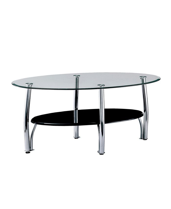 Furniture of America Seetle 3Piece Glass Table Set Macy's