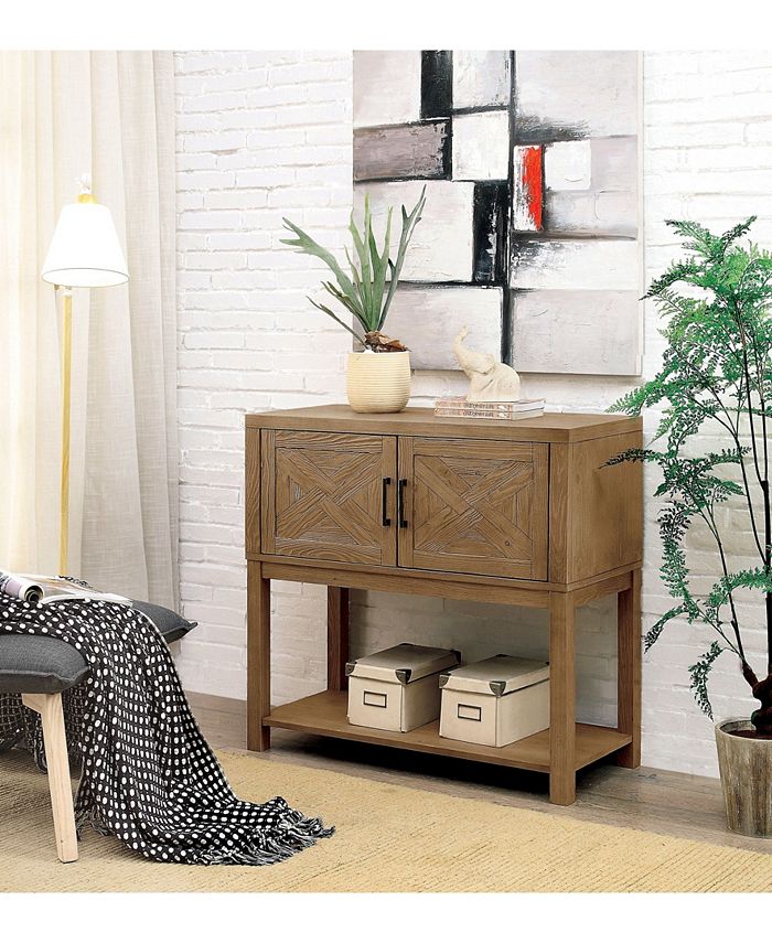 Furniture of America Bartley Transitional XEtched Hallway Macy's