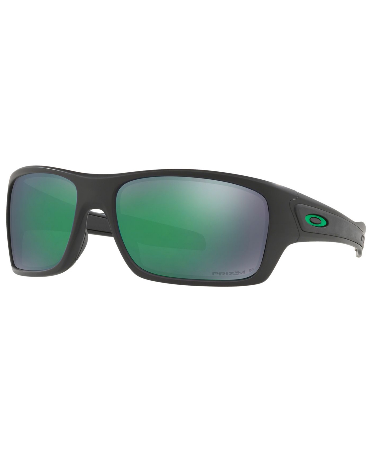 Oakley Polarized Turbine Prizm Polarized Sunglasses , 0oo9263-45 In Matte Black,green Prizm Polar