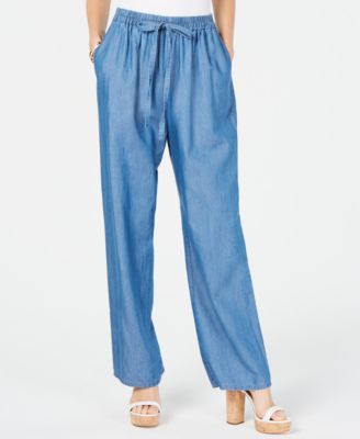 michael kors chambray pants