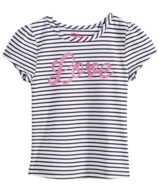 Epic Threads Little Girls Striped Unicorn T Shirt Blue Size 6x main image 0