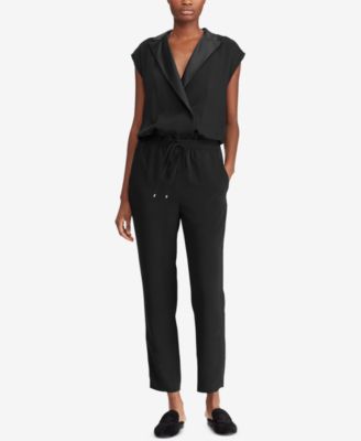 petite crepe jumpsuit