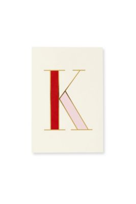 Kate Spade - KSNY It's Personal Initial Collection Notepad K