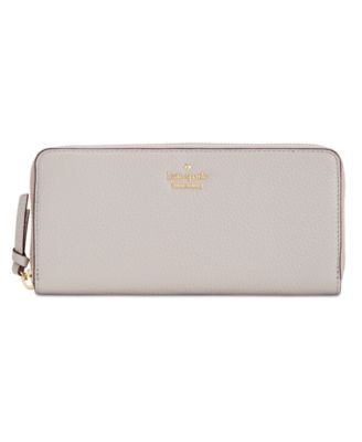 gray kate spade wallet