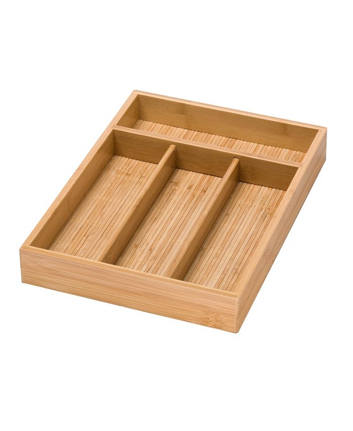 Honey Can Do Bamboo 4 Compartment Utensil Tray Macy's