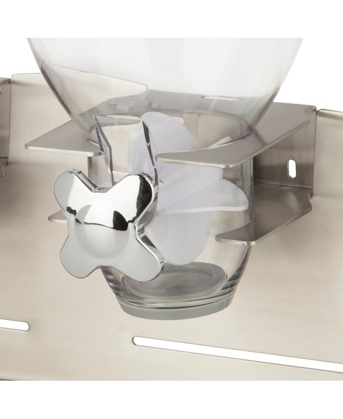 Honey Can Do - Zevro by  Designer Edition Double 17.5-Oz. Cereal Dispenser