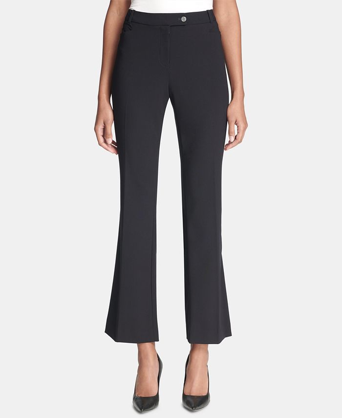 Calvin Klein - Pants, Modern Tab-Front Trousers