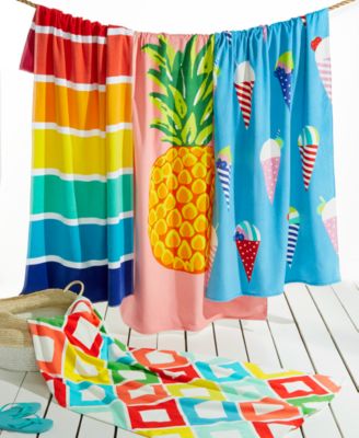 printed beach towels