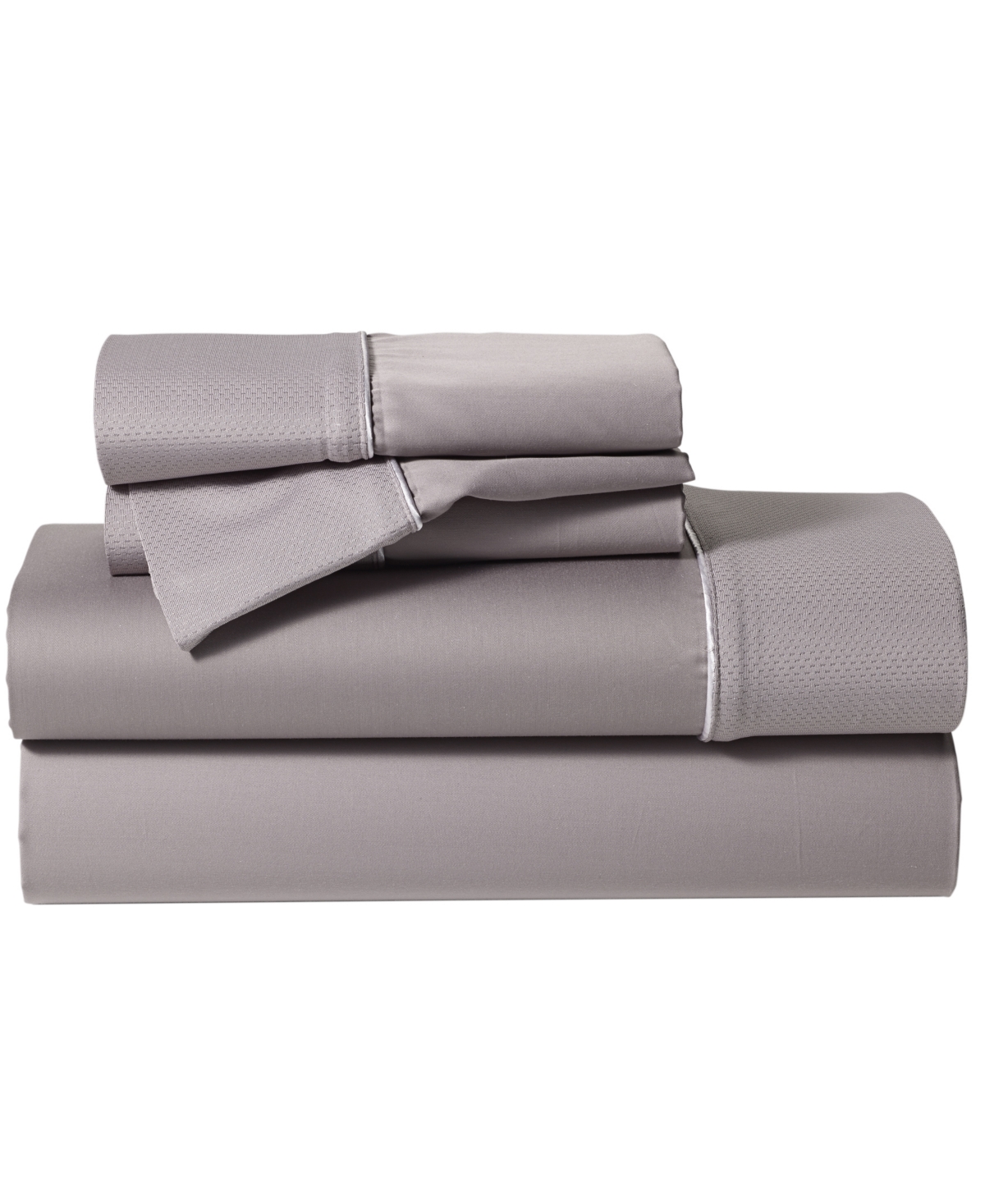 Bedgear Hyper-Cotton Split California King Sheet Set - Gray