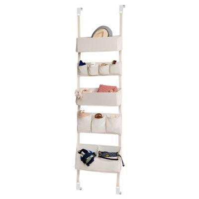 Honey-Can-Do Over The Door 7-Pocket Organizer - Mint Storage Hanger For Dorms & Homes - View #6