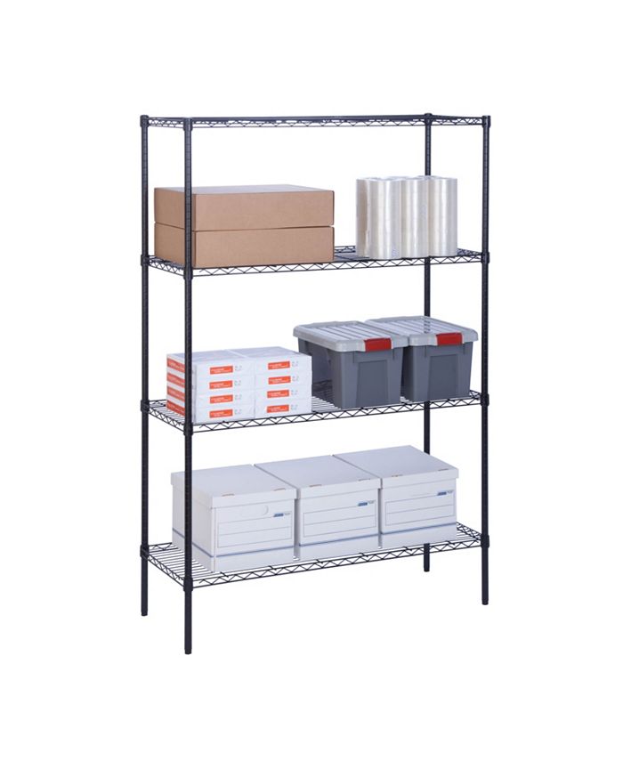 Honey Can Do 4Tier Shelving Unit, Black Macy's