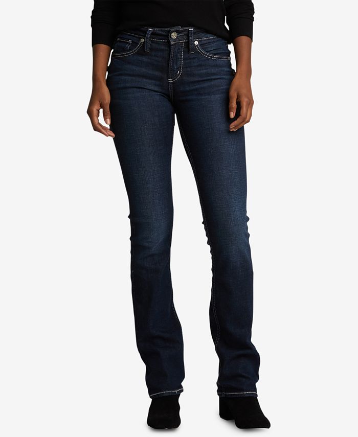 Silver Jeans Co. Avery Curvy-Fit Bootcut Jeans - Macy's