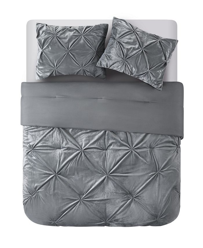 VCNY Home Carmen King Kiss Pleat Comforter - Macy's