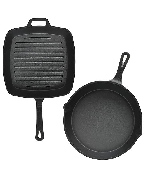 Sedona Cast Iron 10" Skillet & 10" Square Grill Set & Reviews