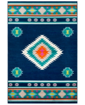 Surya Paramount Par-1116 Dark Blue 6'7in x 9'6in Area Rug