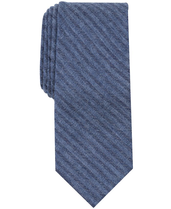 Tallia Men's Acorn Slim Stripe Tie - Macy's