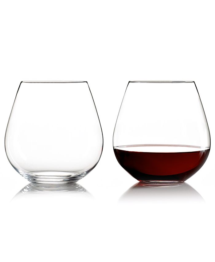Riedel Wine Glasses, Set of 2 O Pinot Noir & Nebbiolo Tumblers - Macy's