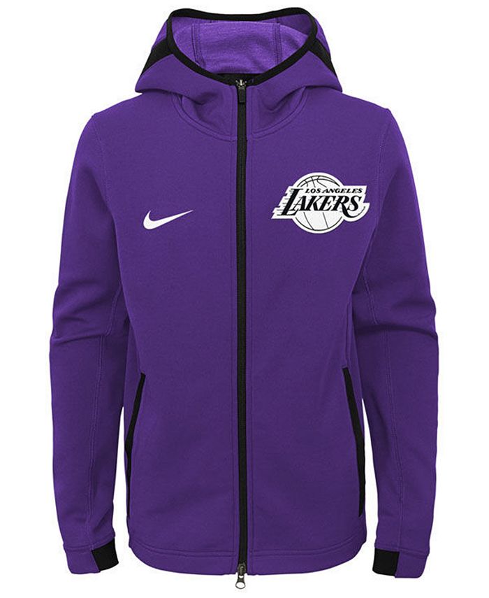 Youth Nike Gold Los Angeles Lakers Showtime Performance Full-Zip Hoodie